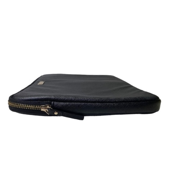 Kate Spade Black Textured Padded Zip 13” Laptop Case With COA - Picture 8 of 12